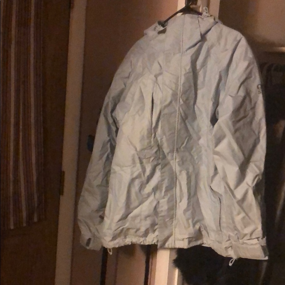 Quicksilver blue men’s jacket size large.